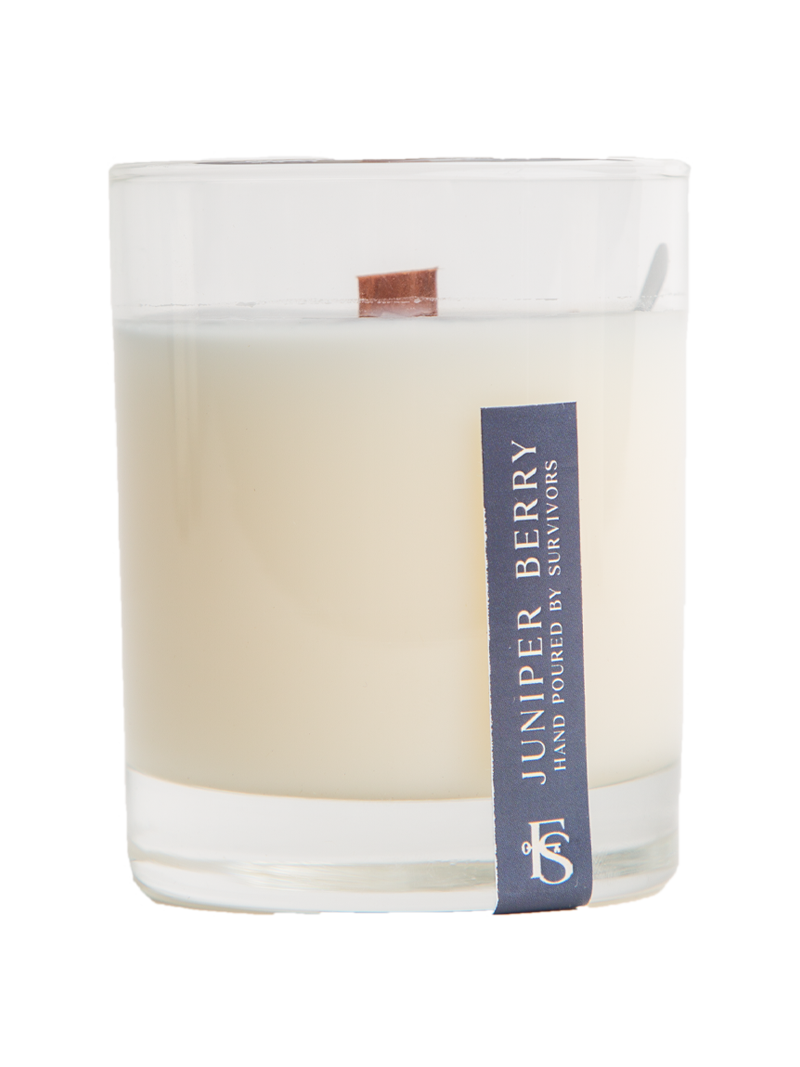 Juniper Berry 7.5 oz Wooden Wick Candle