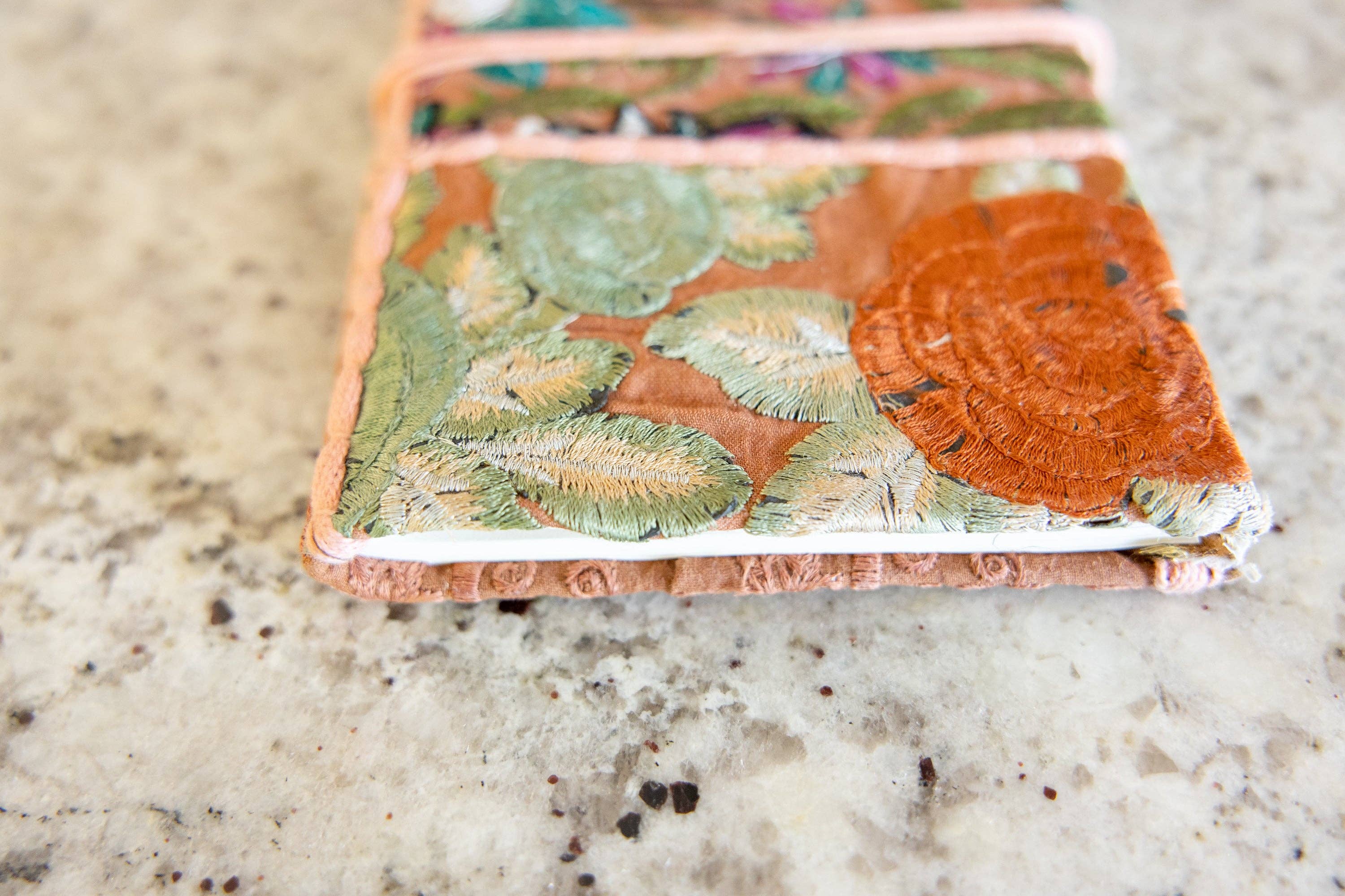 Heirloom Harmony Patchwork Journal- Peach