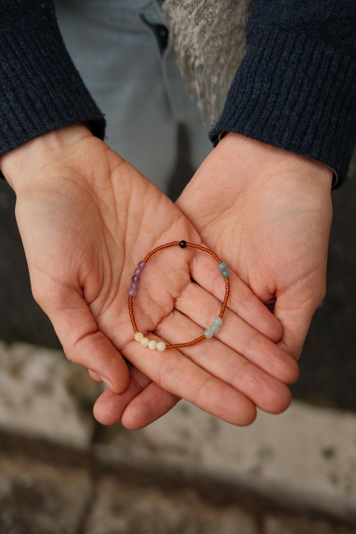 Calm | Mindfulness Bracelet | Gemstone Intention Bracelet
