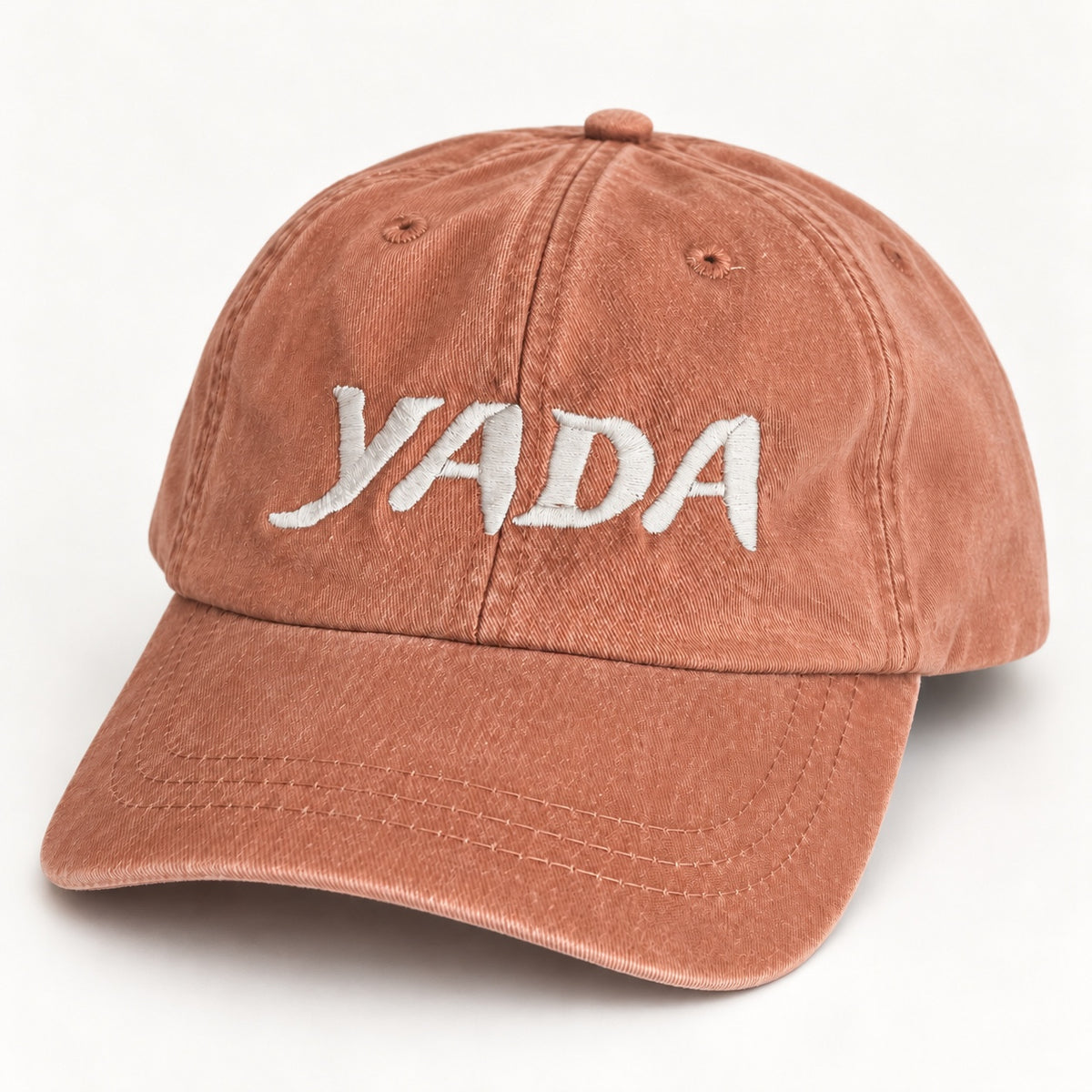Yada embroidered terracotta dad hat