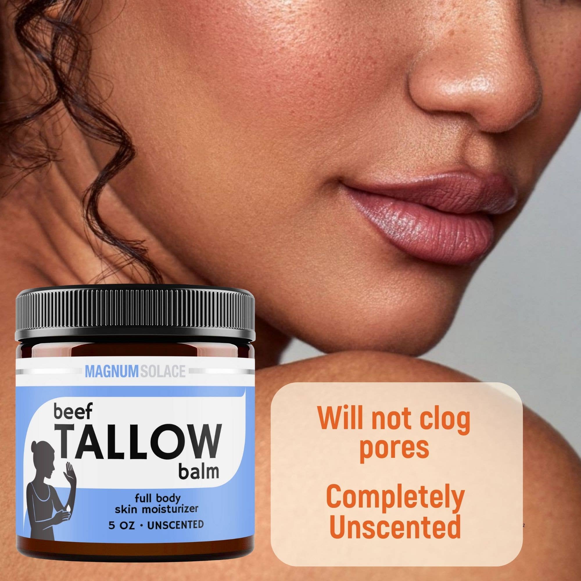 Beef Tallow Balm- Deep Moisture, No Scent, All Natural