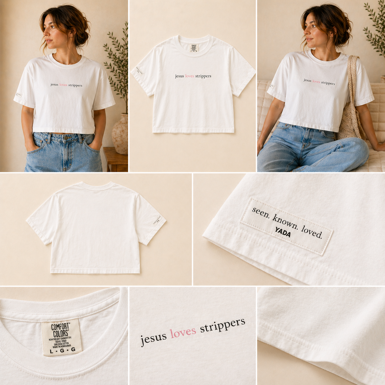 Jesus Loves Strippers Boxy Tee