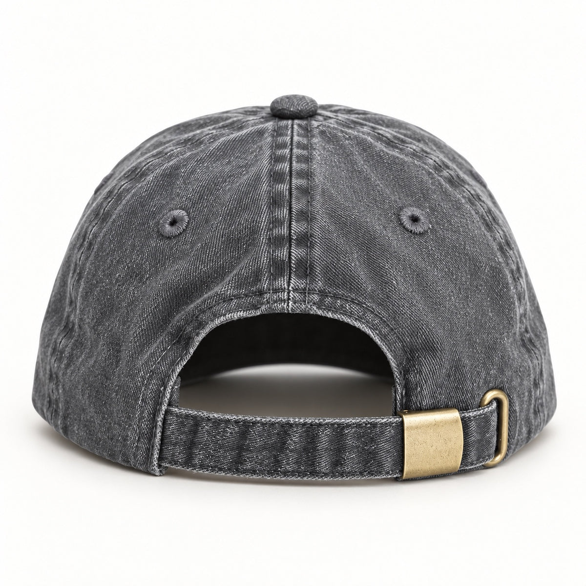 Charcoal dad hat adjustable back strap