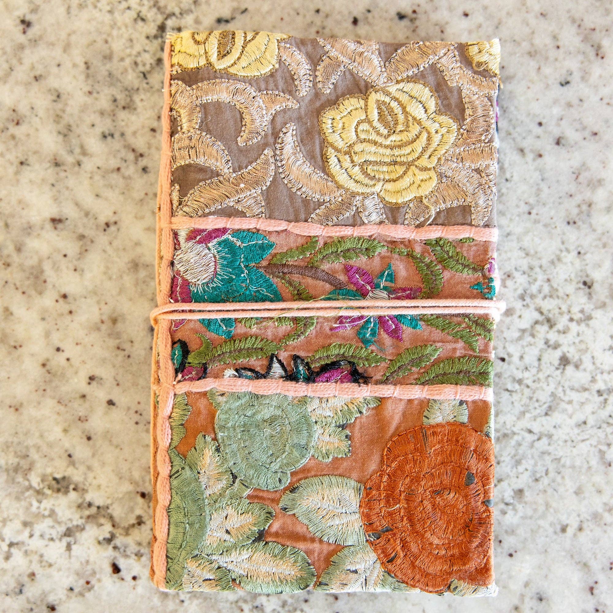 Heirloom Harmony Patchwork Journal- Peach