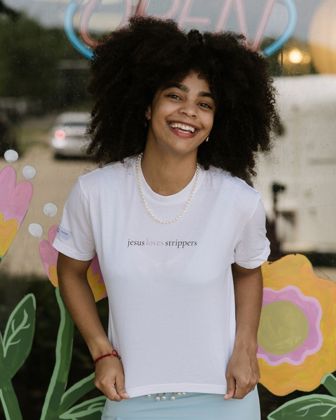 Jesus Loves Strippers Boxy Tee