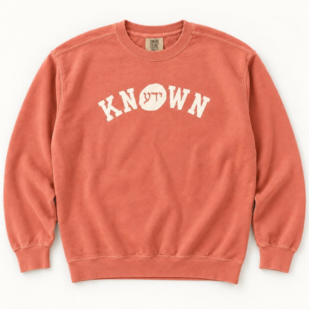 Known sweatshirt in terracotta