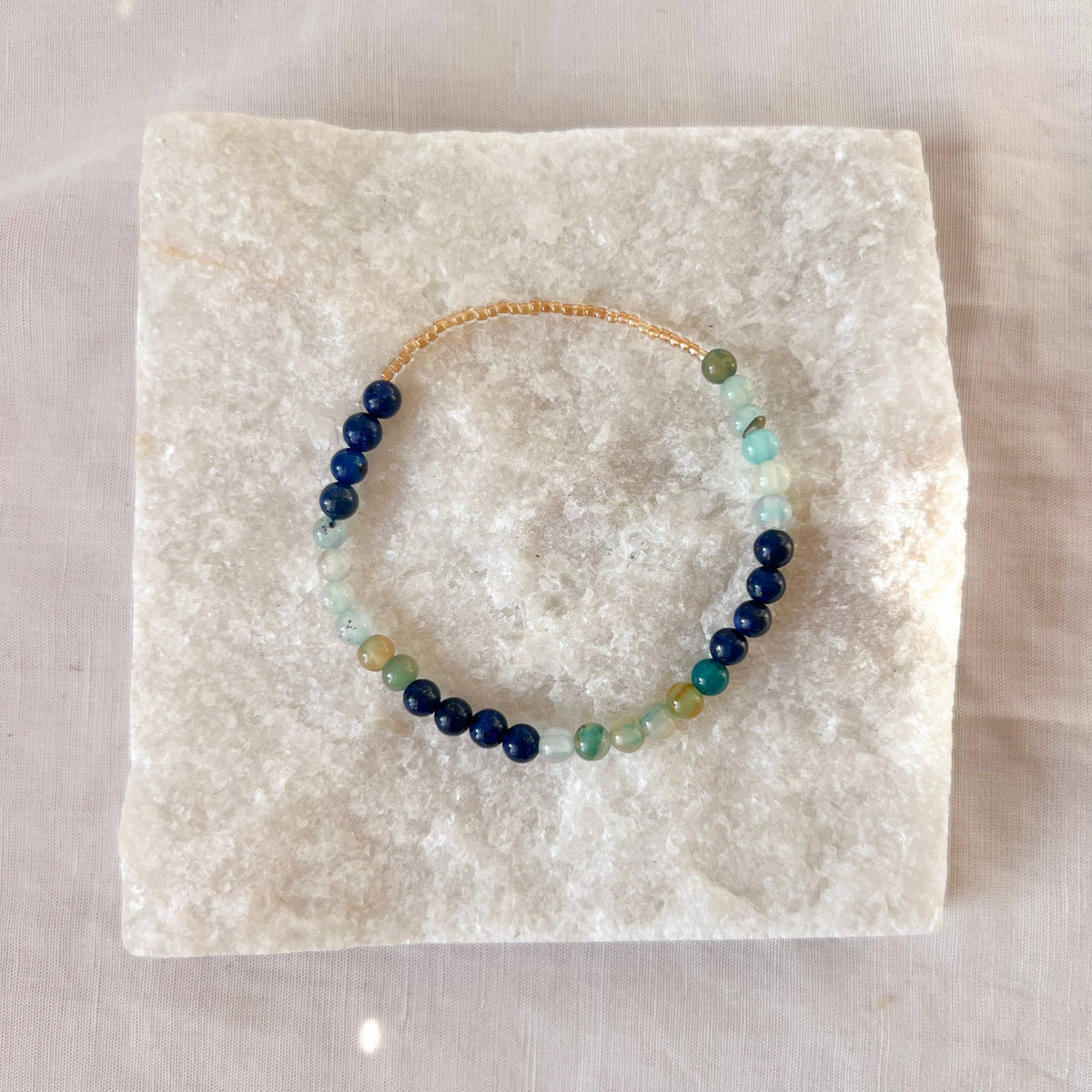 Breathe | Mindfulness Bracelet | Gemstone Intention Bracelet