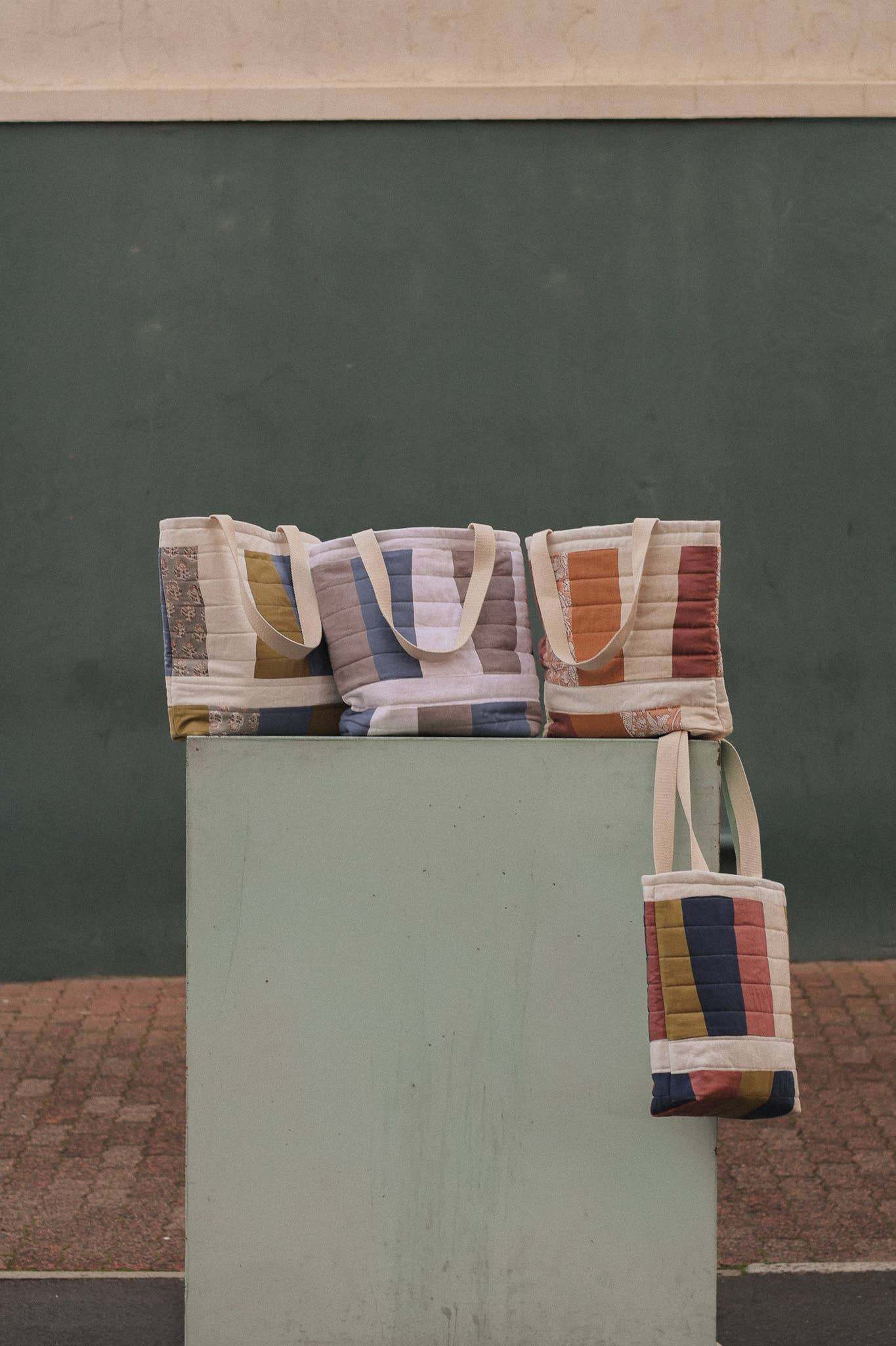 Upcycled Quilted Patchwork Tote Bags