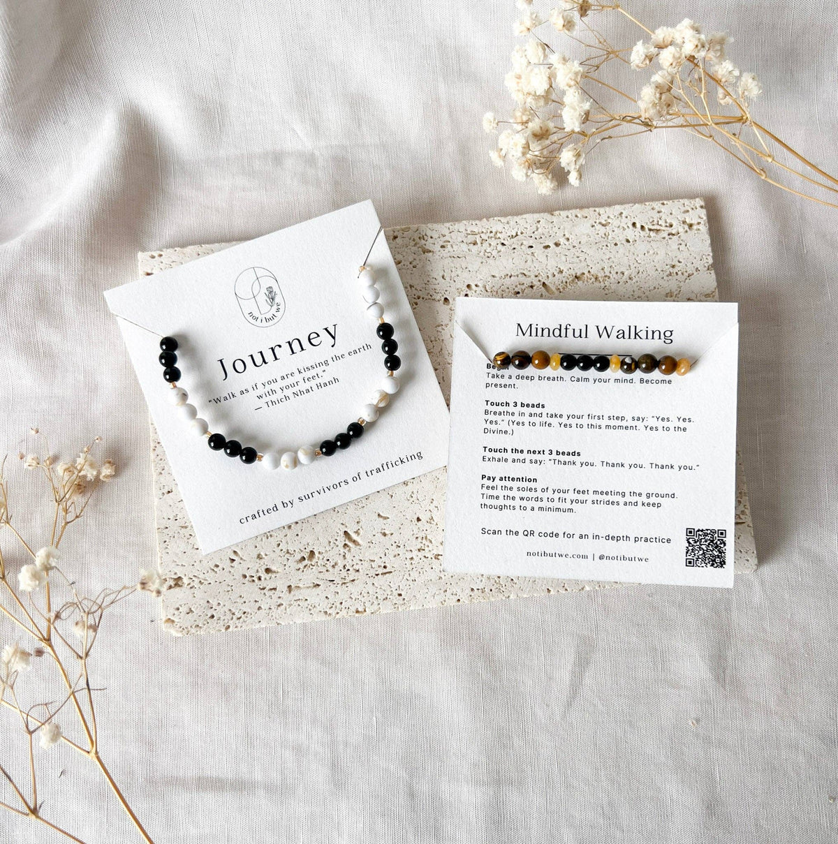 Journey Mindfulness Bracelet | Gemstone Intention Jewlery