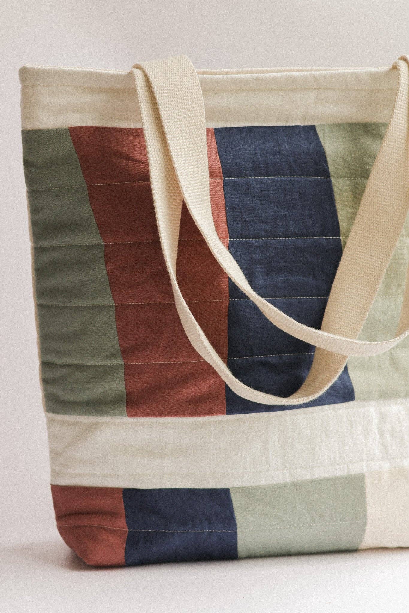 Upcycled Quilted Patchwork Tote Bags