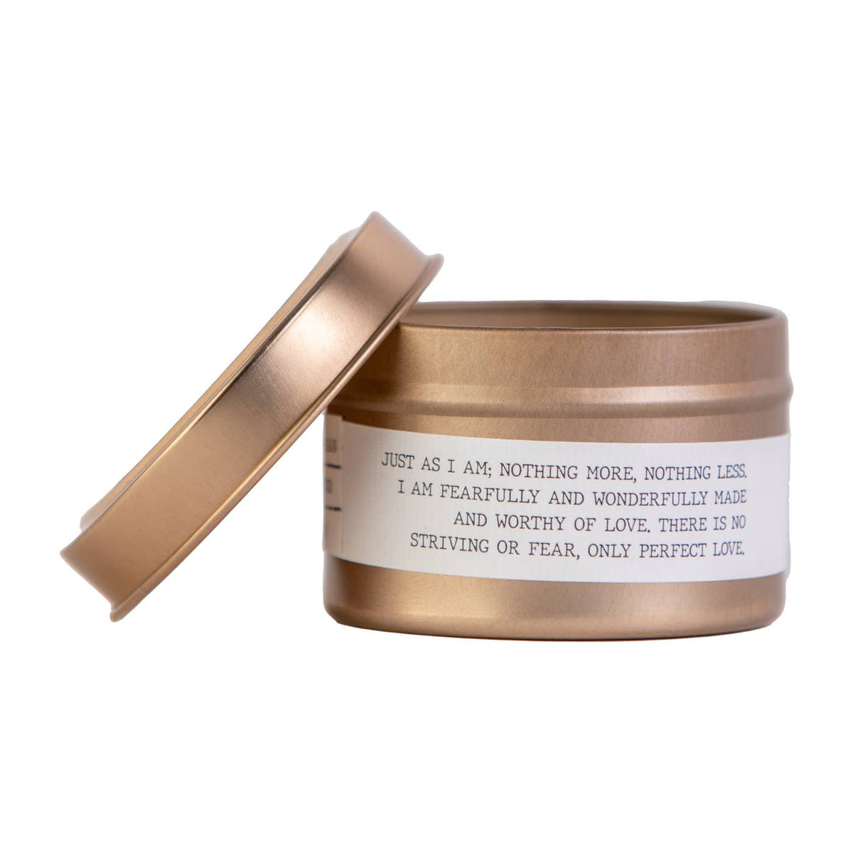 I AM Loved Travel Tin Candle