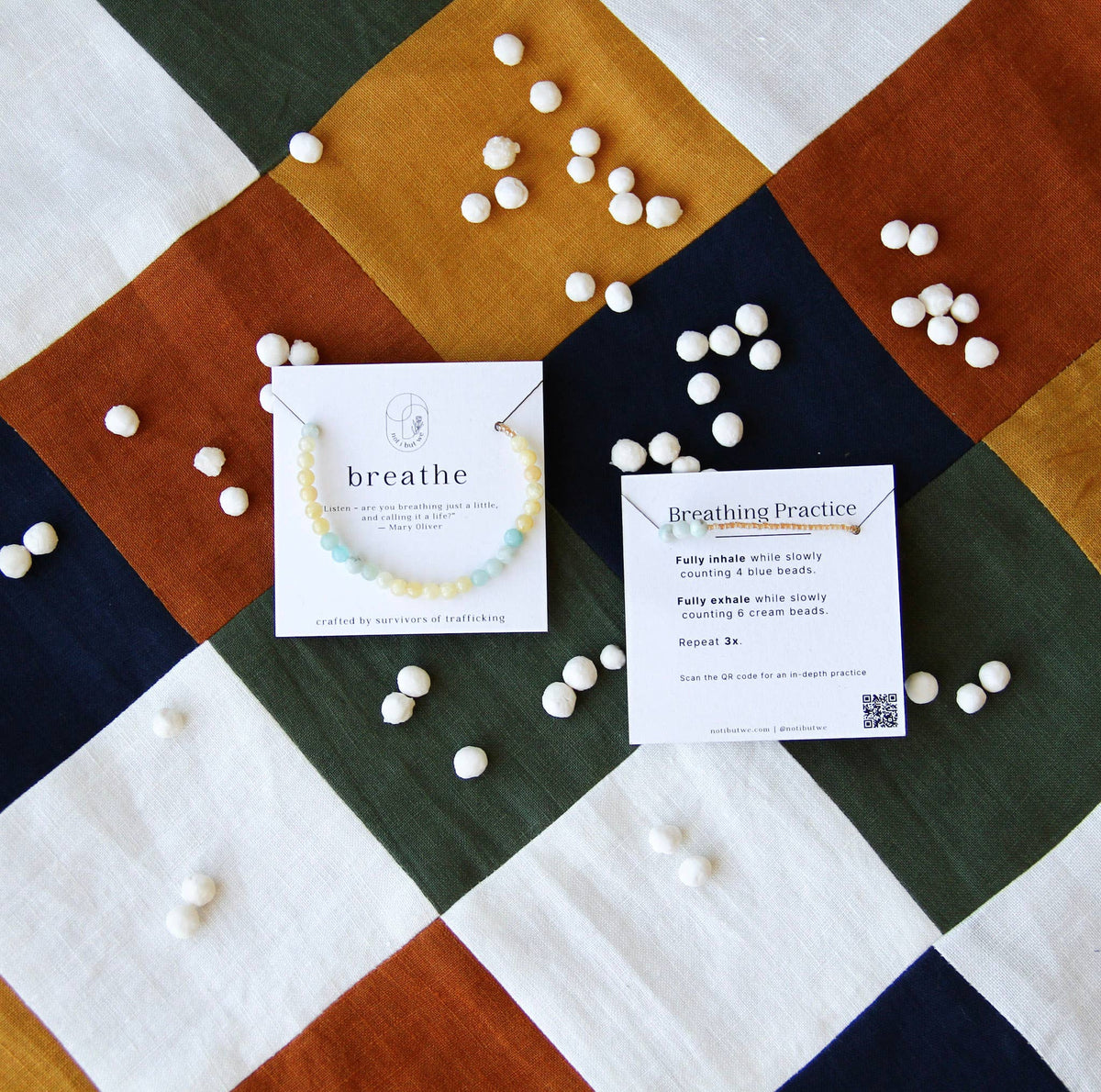 Breathe | Mindfulness Bracelet | Gemstone Intention Bracelet