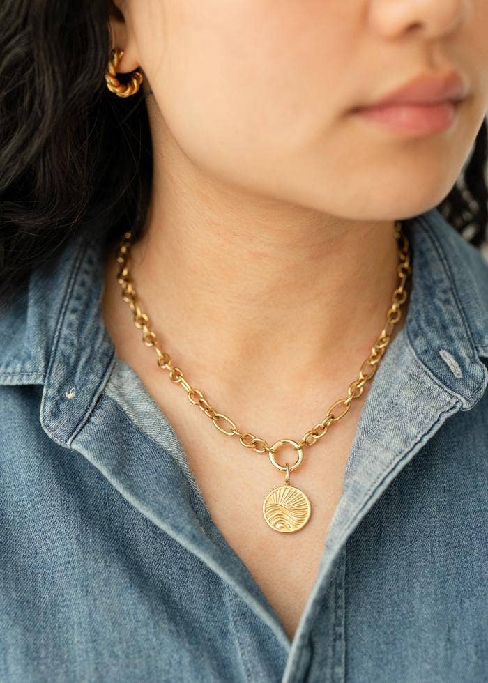 Gold Steadfast Charm