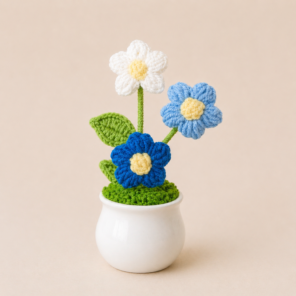 Crocheted Flower Pot