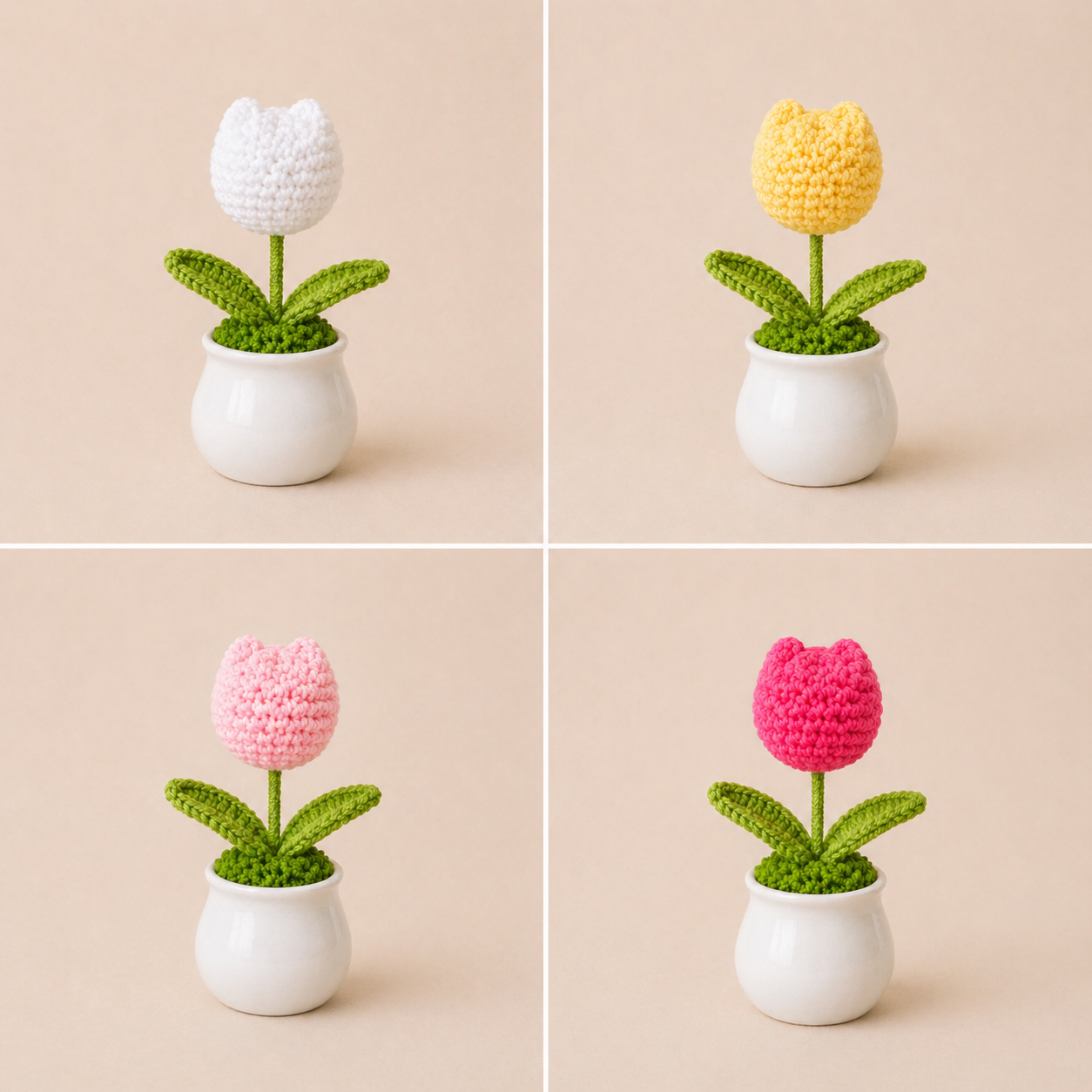 Crocheted Flower Pot